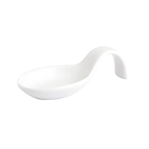 CUCHARA APERITIVO QUID CHEF PORCELANA 10X5CMS